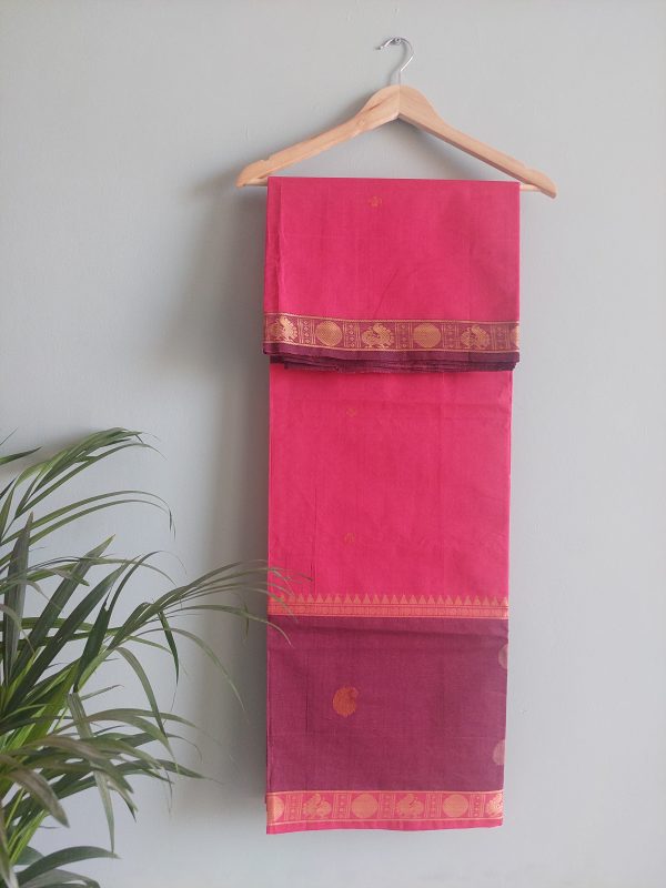 Handloom cotton saree NAKSH/SA/2b/424