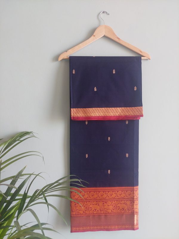 Handloom cotton saree - NAKSH/SA/3d/424