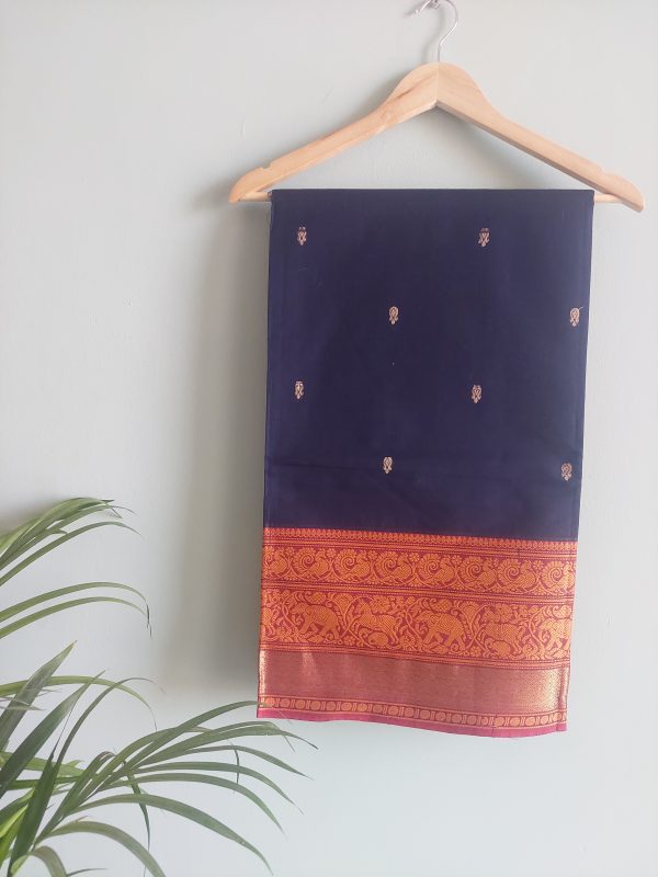 Handloom cotton saree - NAKSH/SA/3d/424 - Image 3