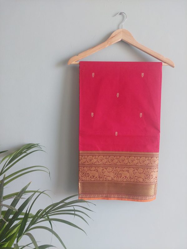 Handloom cotton saree NAKSH/SA/3e/424