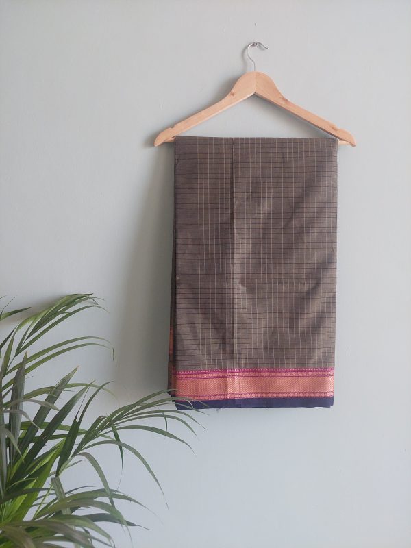 Handloom cotton saree NAKSH/SA/5a/424 - Image 2