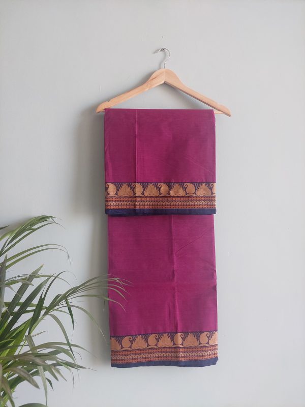 Handloom cotton saree  NAKSH/SA/8a/424