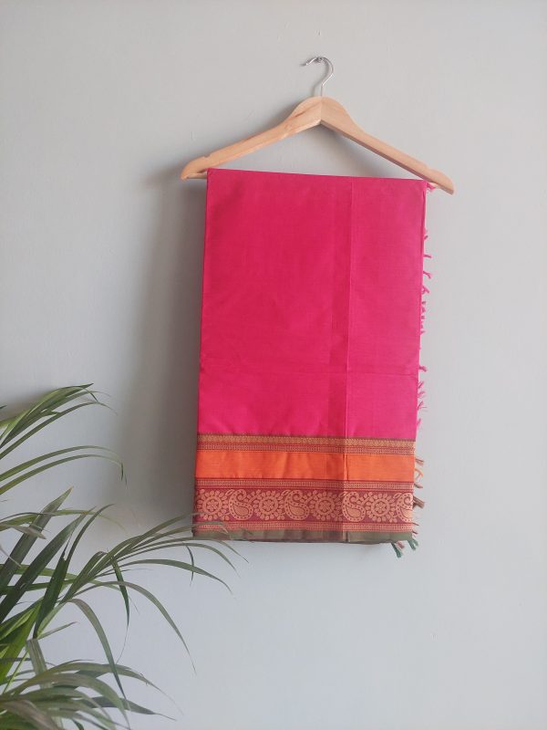 Handloom Cotton Saree  NAKSH/SA/8e/424 - Image 2