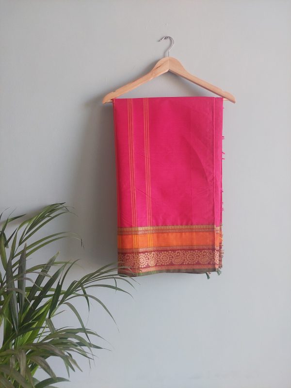 Handloom Cotton Saree  NAKSH/SA/8e/424 - Image 3