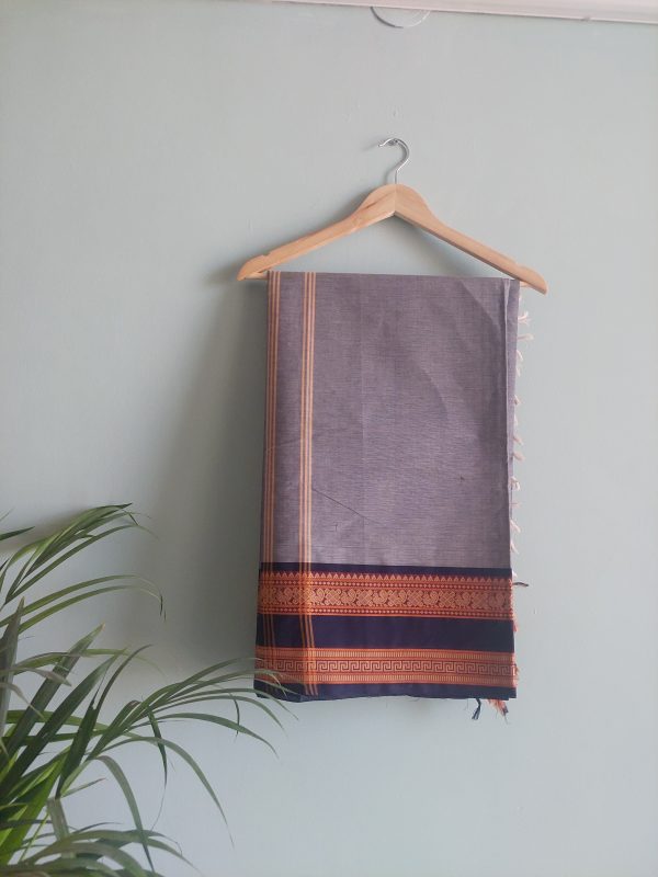 Handloom cotton saree   NAKSH/SA/8f/424 - Image 4