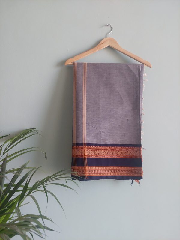 Handloom cotton saree   NAKSH/SA/8f/424 - Image 5