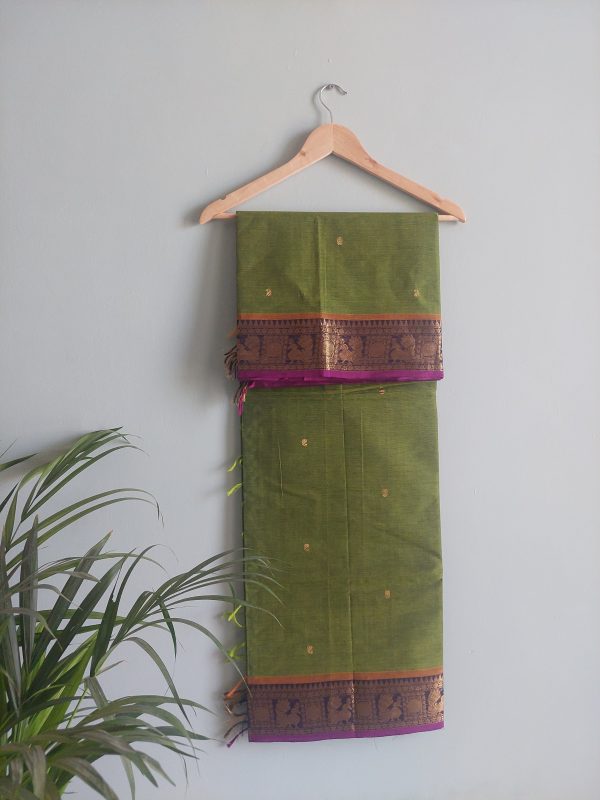 Handloom cotton saree     NAKSH/SA/9a/424