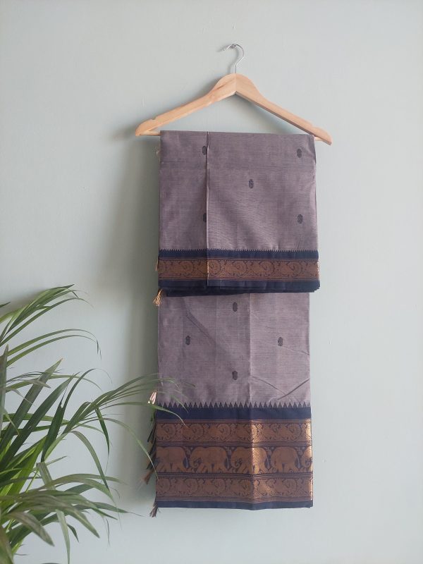 Handloom cotton saree   NAKSH/SA/9c/424