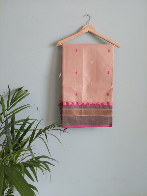 Handloom cotton saree NAKSH/SA/9d/424 - Image 3