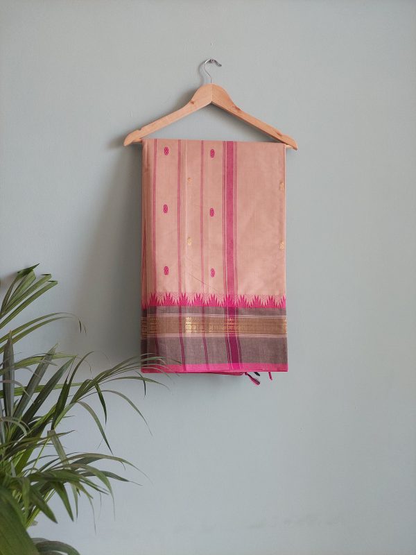 Handloom cotton saree NAKSH/SA/9d/424 - Image 4