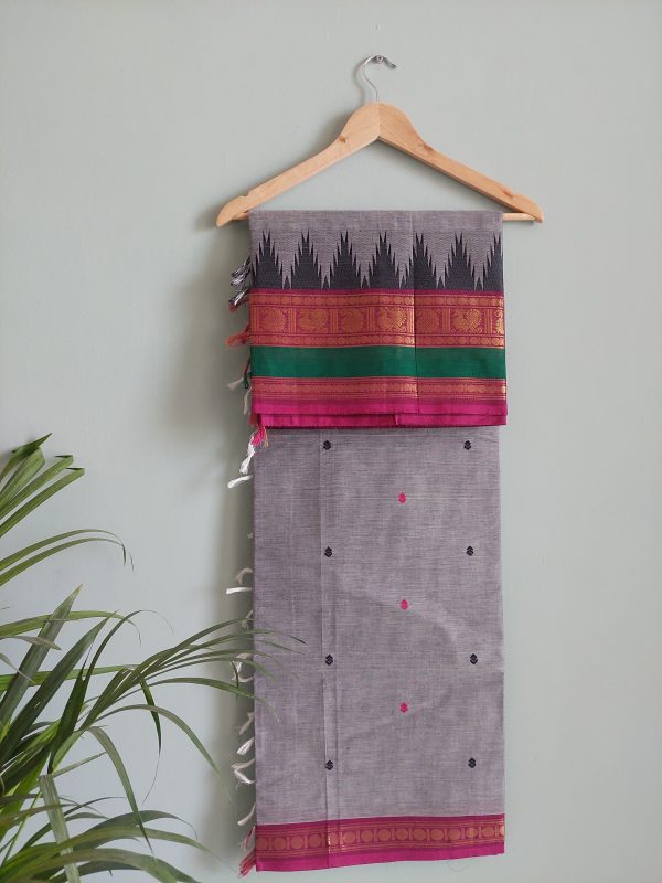 Handloom cotton saree NAKSH/SA/9f/424