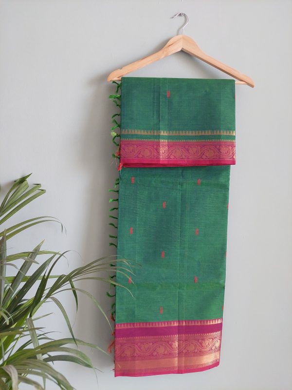 Handloom cotton saree NAKSH/SA/9g/424