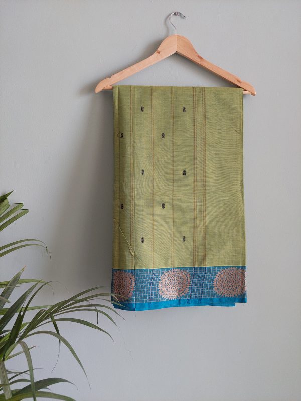 Handloom cotton saree     NAKSH/SA/9h/424 - Image 4