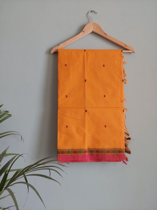 Handloom cotton saree     NAKSH/SA/9i/424 - Image 3