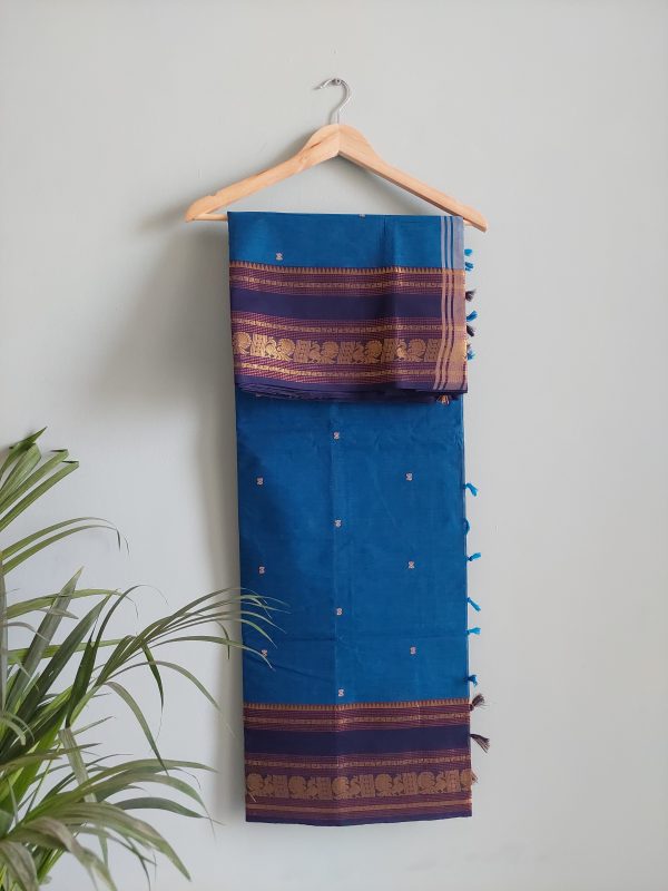 Handloom cotton saree NAKSH/SA/10a/424