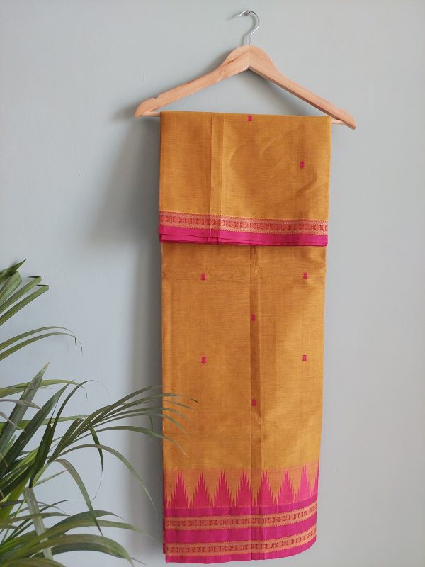 Handloom cotton saree NAKSH/SA/10b/424