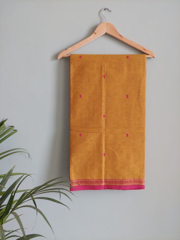 Handloom cotton saree NAKSH/SA/10b/424 - Image 2