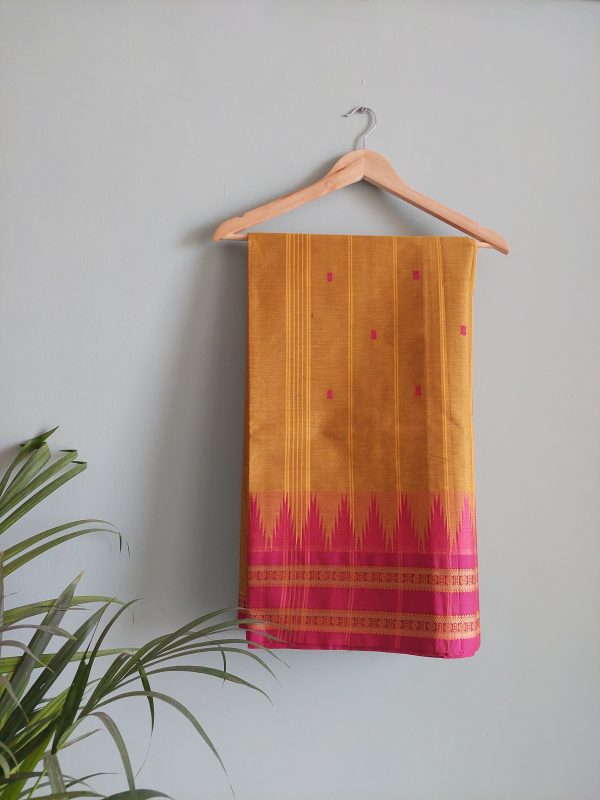 Handloom cotton saree NAKSH/SA/10b/424 - Image 5