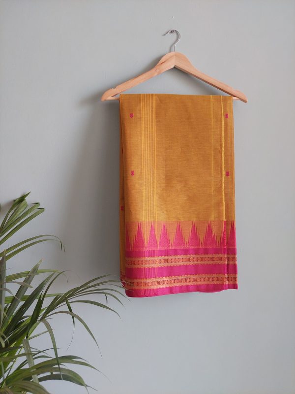 Handloom cotton saree NAKSH/SA/10b/424 - Image 6