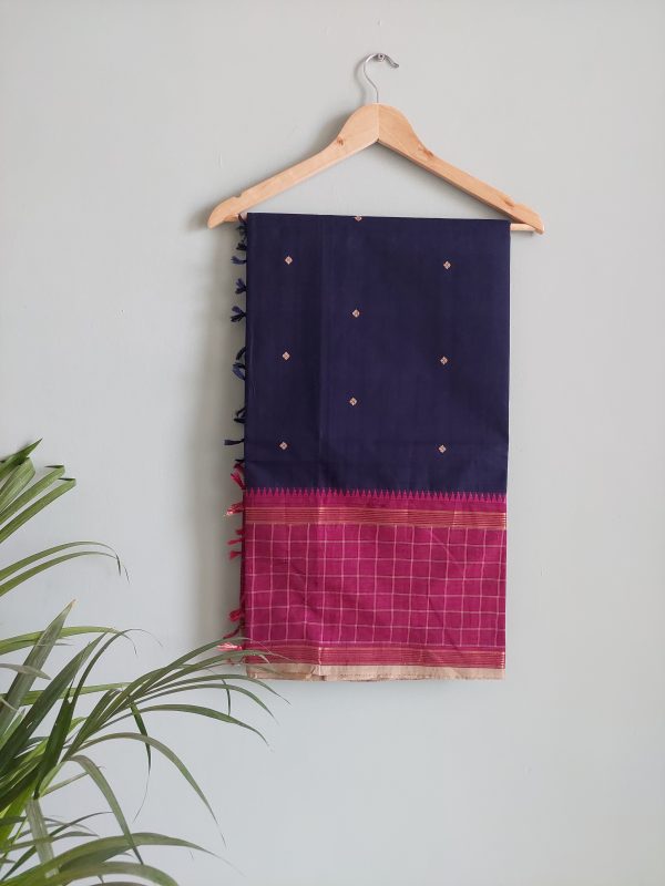 Handloom cotton saree NAKSH/SA/11a/424 - Image 2