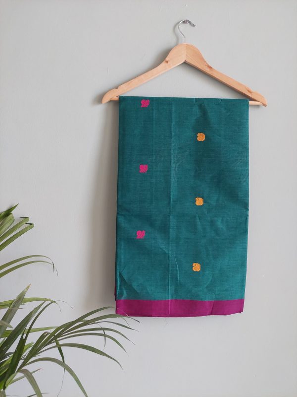 Handloom cotton saree NAKSH/SA/12a/424 - Image 2