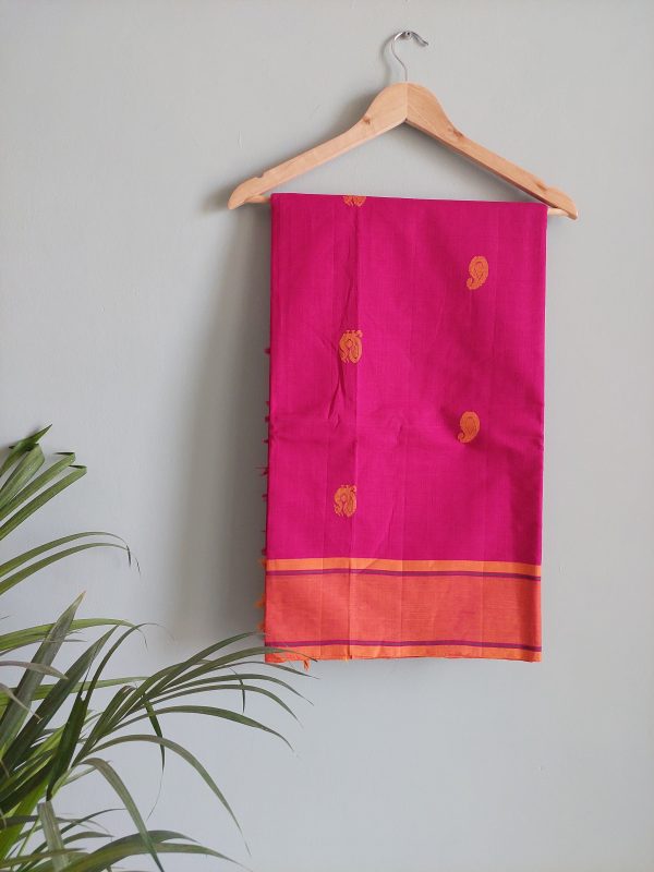 Handloom cotton saree NAKSH/SA/13a/424 - Image 2