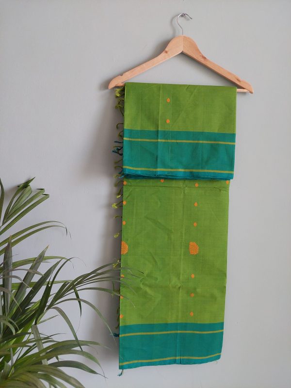 Handloom cotton saree NAKSH/SA/14a/424 - Image 3