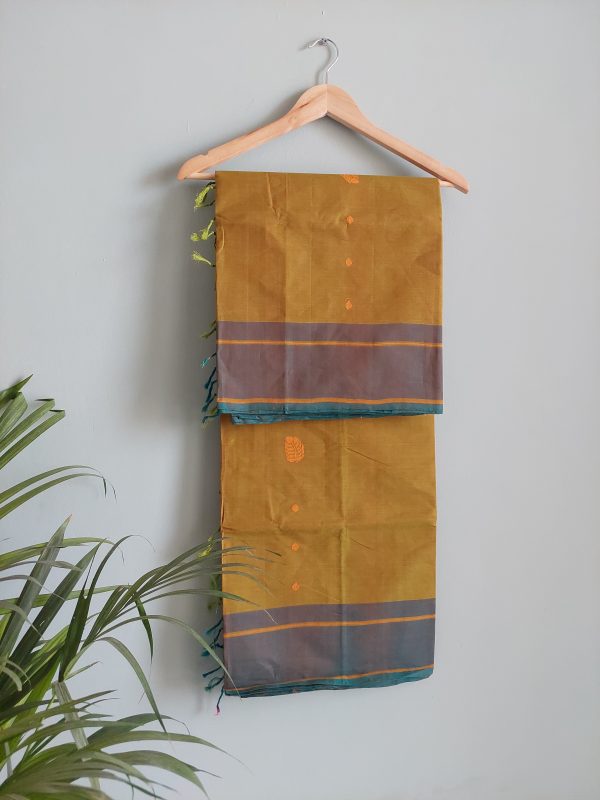 Handloom cotton saree NAKSH/SA/14b/424