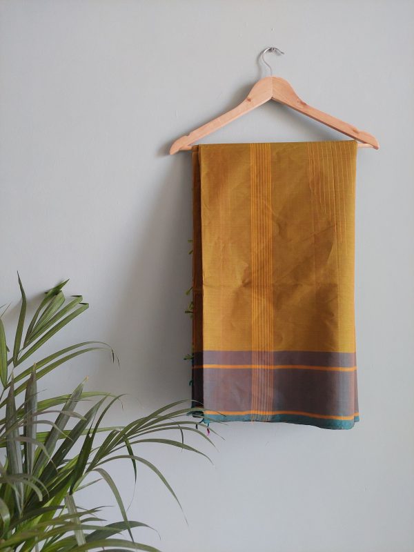 Handloom cotton saree NAKSH/SA/14b/424 - Image 4