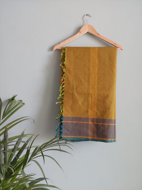 Handloom cotton saree NAKSH/SA/14b/424 - Image 5