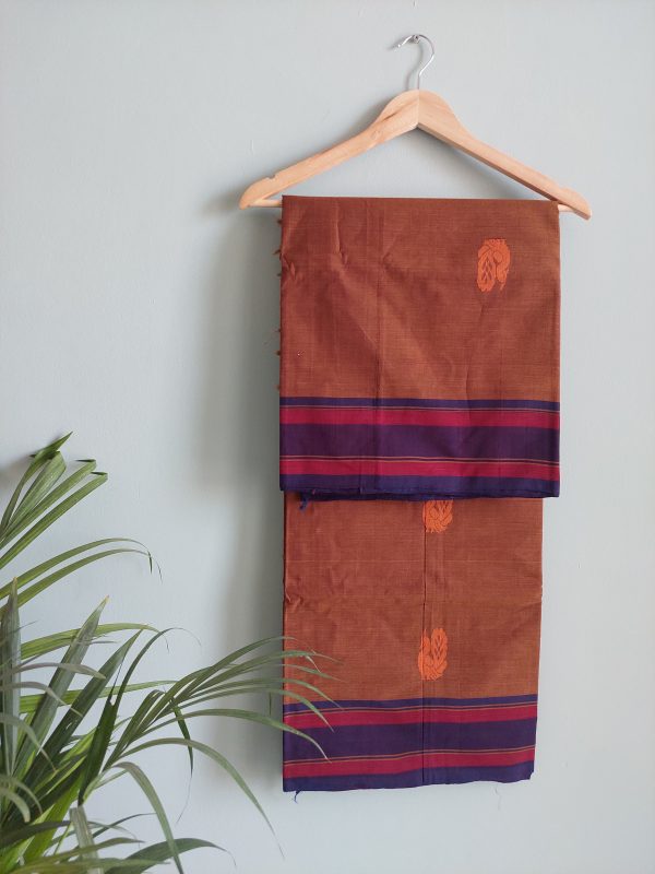 Handloom cotton saree - NAKSH/SA/15f/424