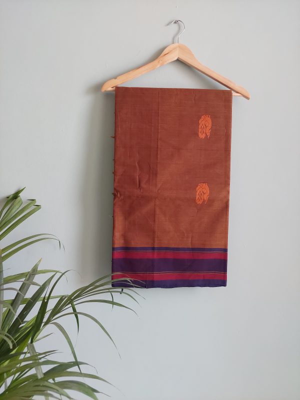 Handloom cotton saree - NAKSH/SA/15f/424 - Image 5