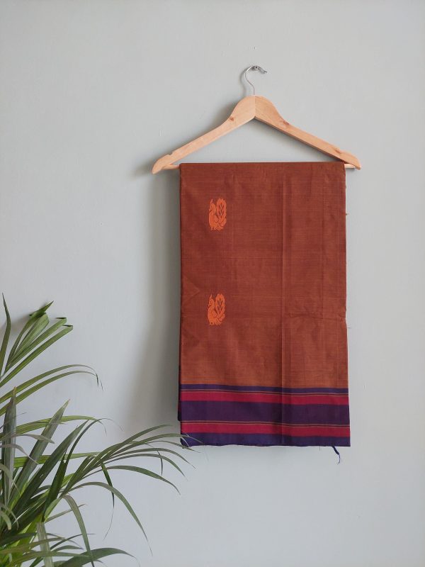 Handloom cotton saree - NAKSH/SA/15f/424 - Image 2