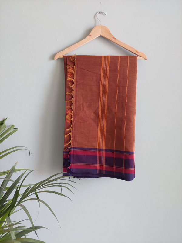 Handloom cotton saree - NAKSH/SA/15f/424 - Image 4