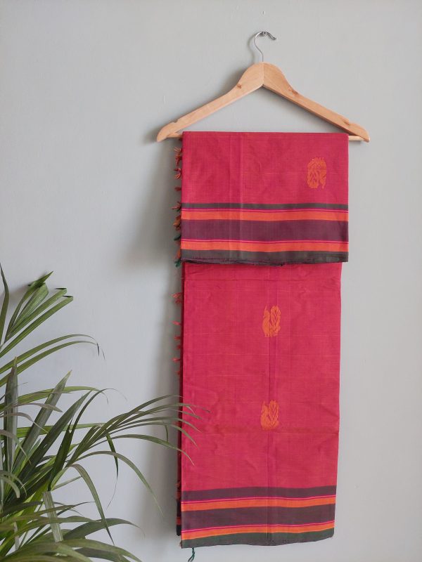 Handloom cotton saree NAKSH/SA/15d/424