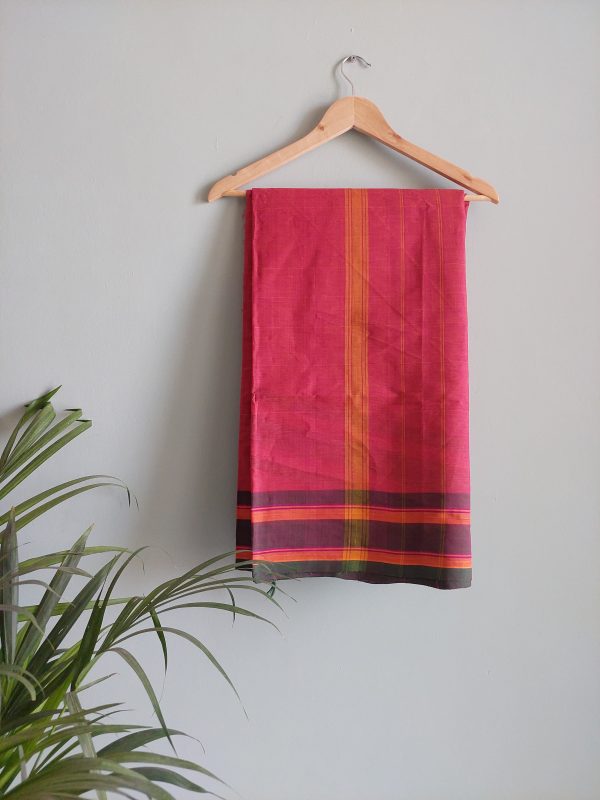 Handloom cotton saree NAKSH/SA/15d/424 - Image 4