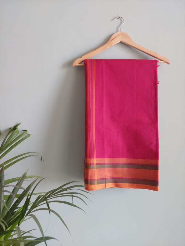 Handloom cotton saree NAKSH/SA/15a/424 - Image 4