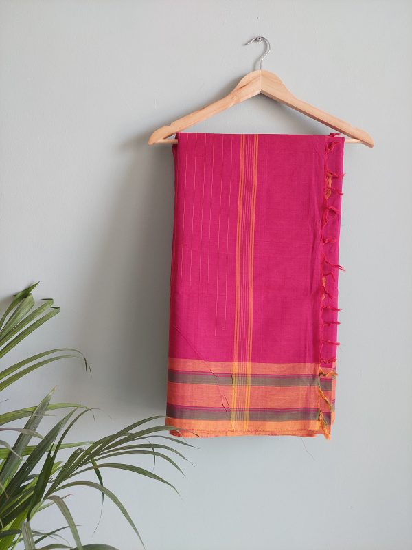 Handloom cotton saree NAKSH/SA/15a/424 - Image 5