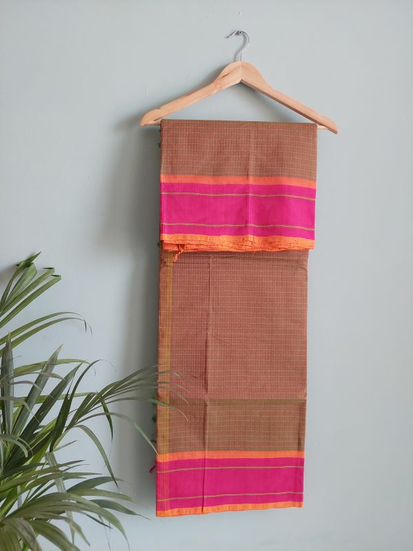 Handloom cotton saree NAKSH/SA/16b/424