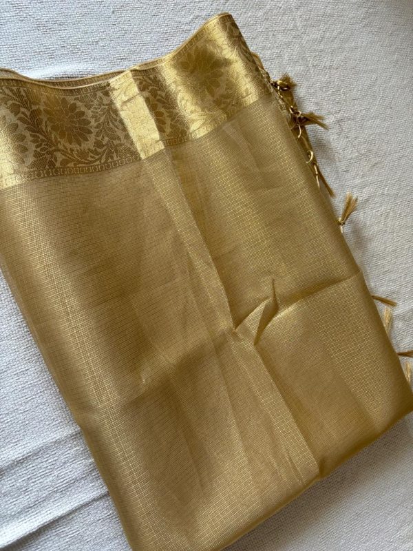 Tissue silk saree - Golden Kota NAKSH/TS/3/1024 - Image 5