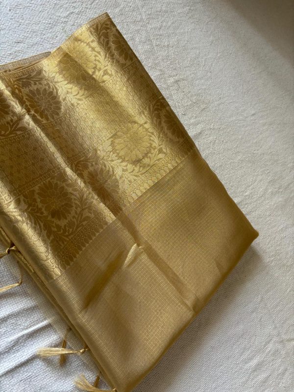 Tissue silk saree - Golden Kota NAKSH/TS/3/1024 - Image 4